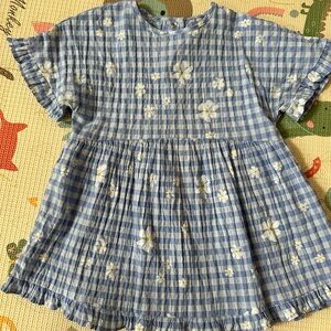 Adorable ZARA Summer dress 12-18M- Like new, only hand washed.